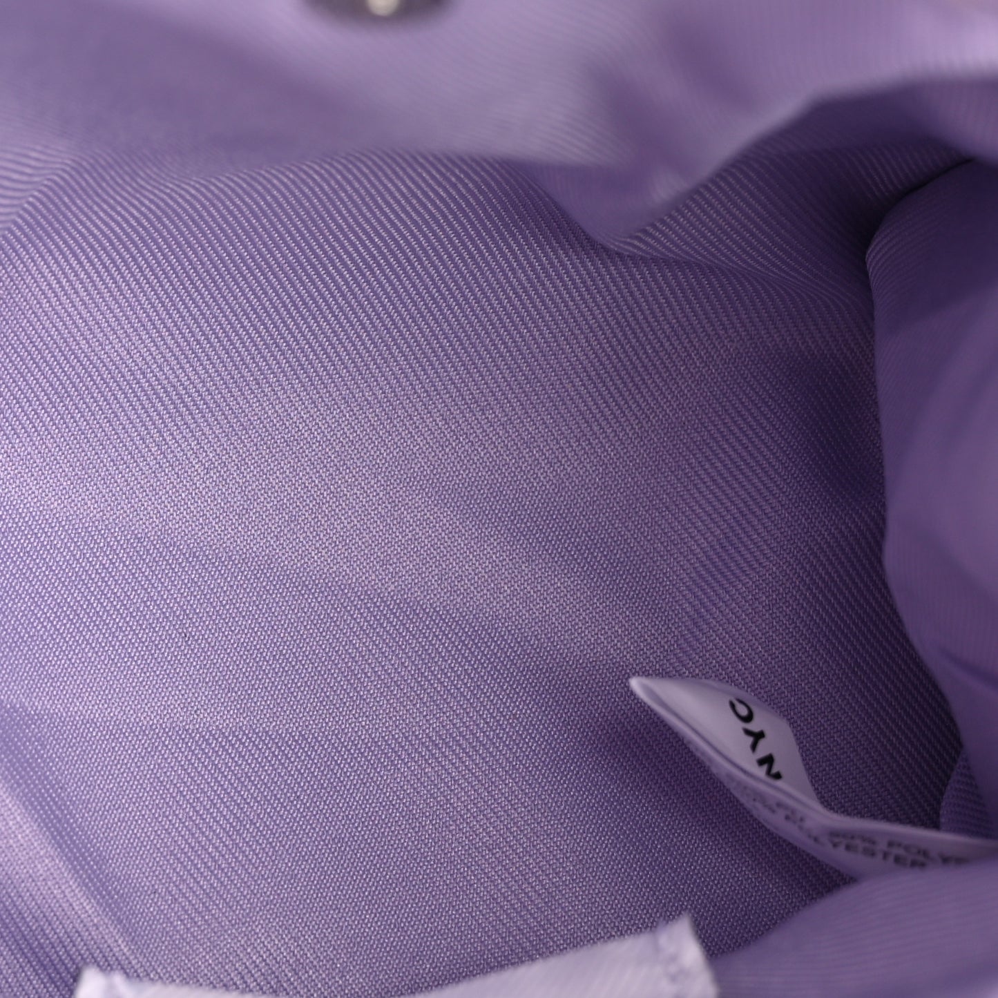 Vegan Leather Small Shopping Bag Lavender