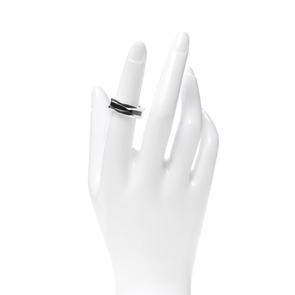 Bulgari Sterling Silver Ceramic Save The Children One-Band Ring 52 6 2 of 7