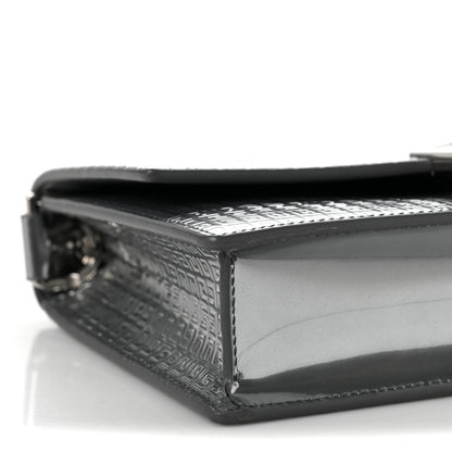 Givenchy Metallic Calfskin 4G Embossed Small 4G Crossbody Silver 4 of 7