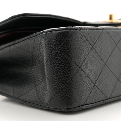 Chanel Caviar Quilted Medium Double Flap Black 9 of 12