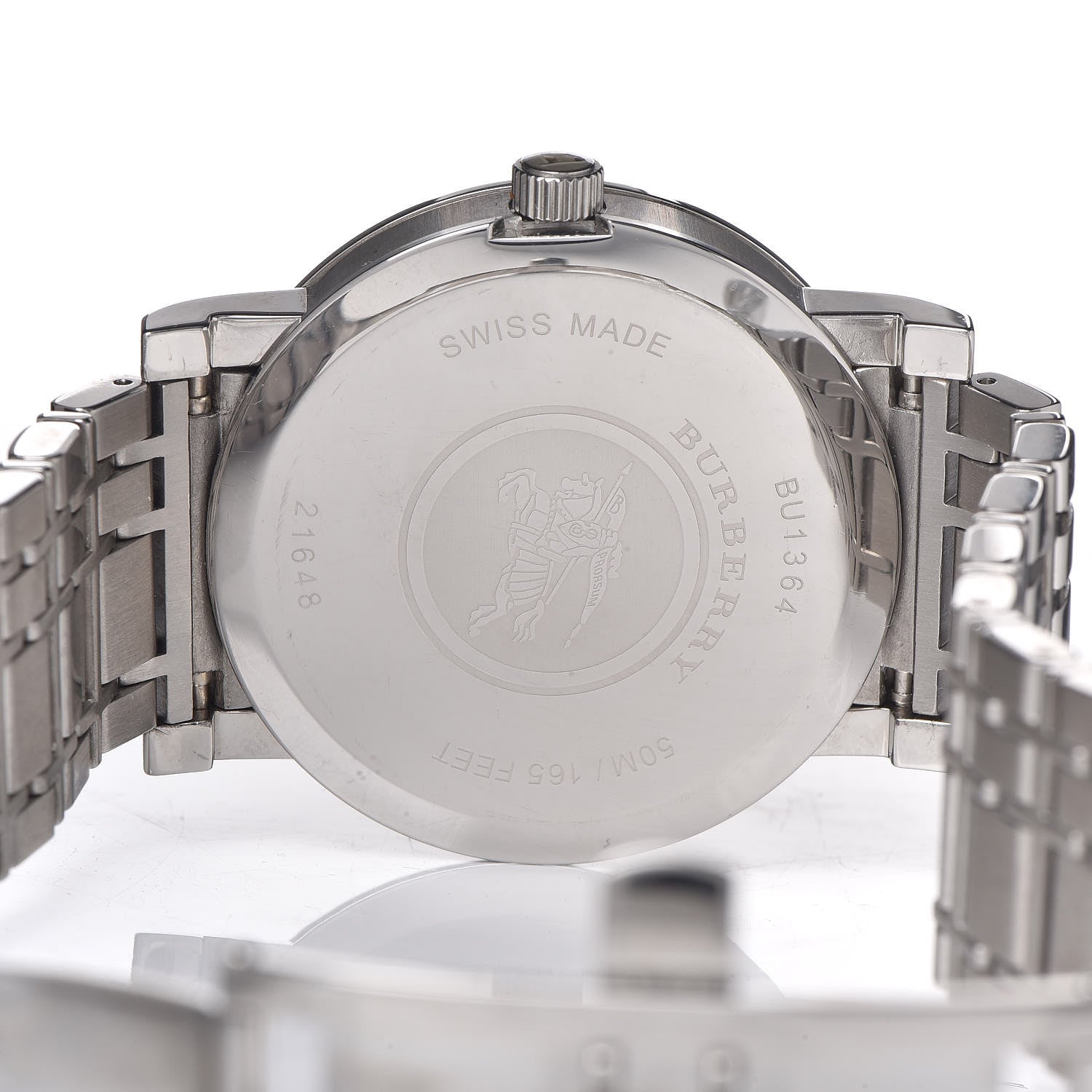 Burberry Stainless Steel 38mm Heritage Quartz Watch Black BU1364 6 of 7