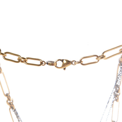 Christian Dior Metal Heart J'adior Multi Strand Necklace Aged Gold 5 of 7