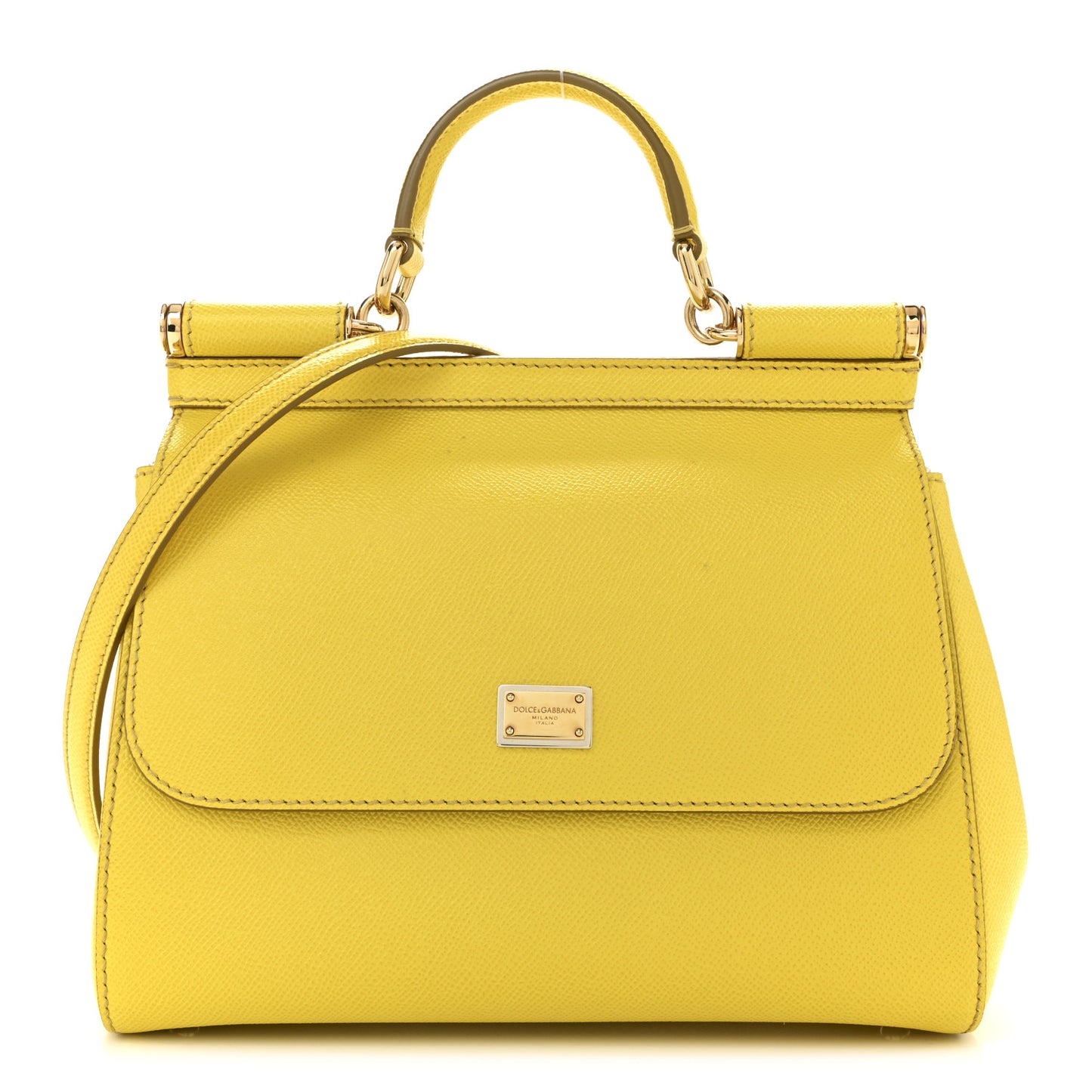 Dauphine Medium Miss Sicily Satchel Yellow