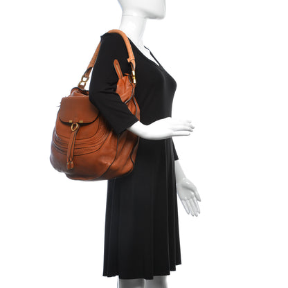 Chloe Calfskin Large Marcie Hobo Mahogany 2 of 13