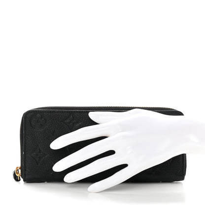 Louis Vuitton Empreinte Clemence Wallet Black 2 of 12