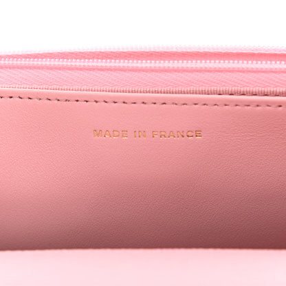 Chanel Caviar Quilted Wallet on Chain WOC Light Pink 7 of 12