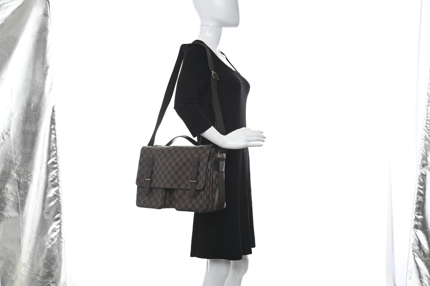 Louis Vuitton Damier Ebene Broadway Messenger Bag 2 of 17