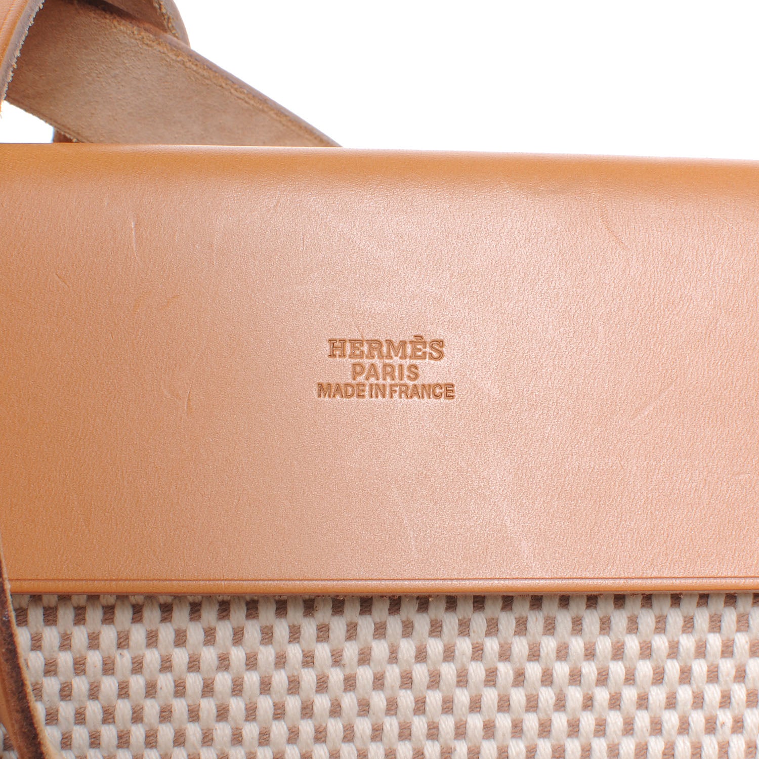 Hermes Toile Herbag Cabas Natural 6 of 9
