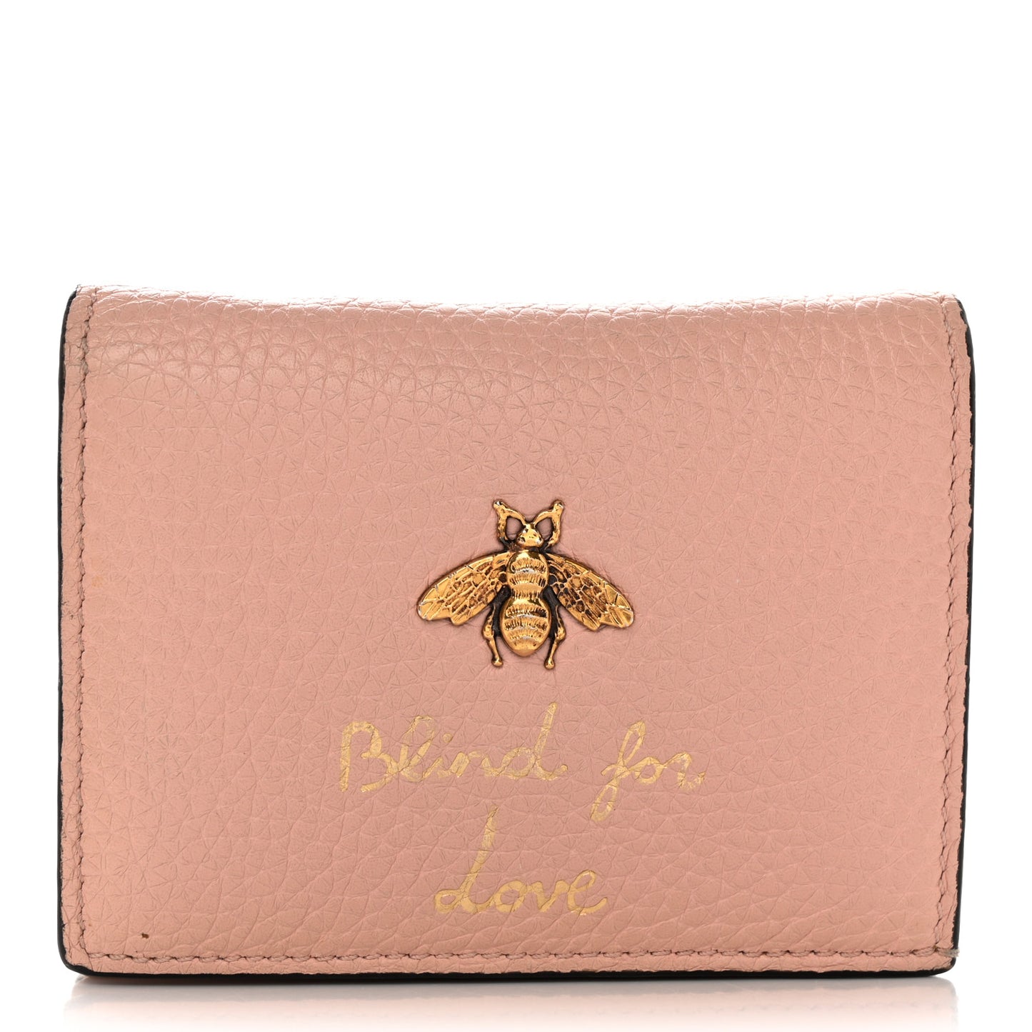 Cellarius Calfskin Blind for Love Card Case Wallet Perfect Pink
