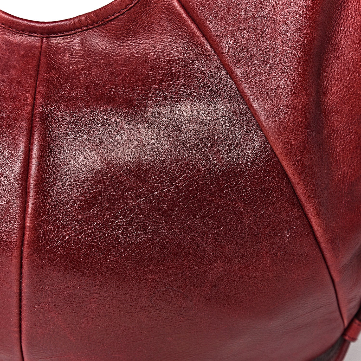 Saint Laurent Buffalo Medium Mombasa Horn Bag Red 18 of 25