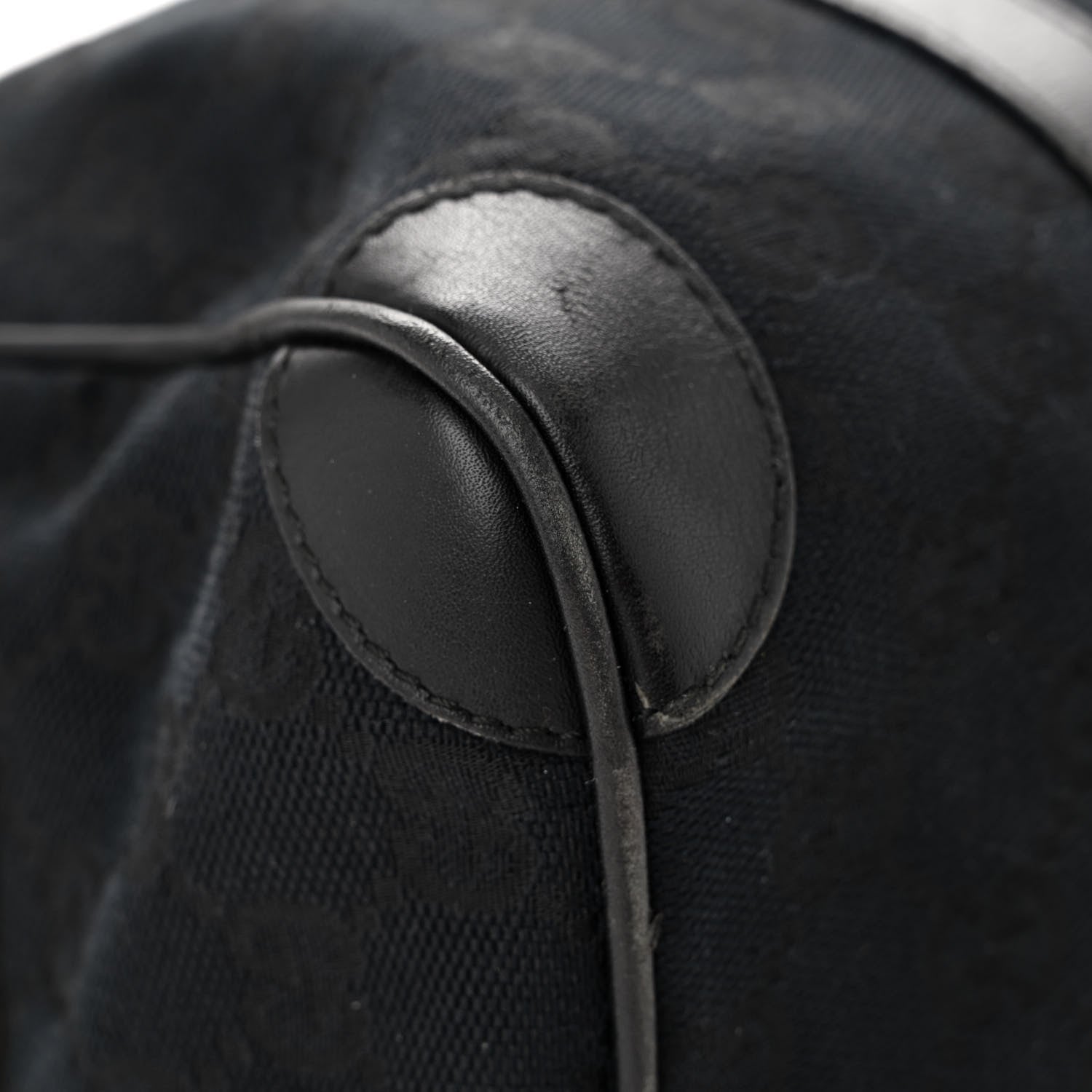Gucci Monogram Medium Boston Bag Black 9 of 14