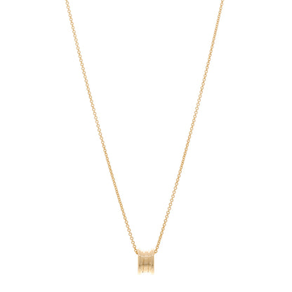 Bulgari 18K Yellow Gold B.Zero1 Pendant Necklace 1 of 4