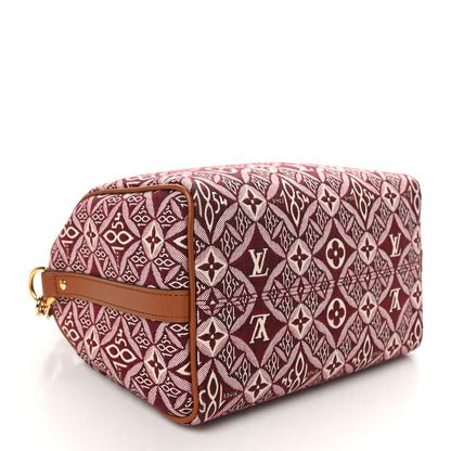 Louis Vuitton Jacquard Since 1854 Speedy Bandouliere 25 Bordeaux 4 of 9
