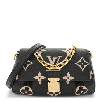 Louis Vuitton Empreinte Monogram Giant Favorite Black Beige 1 of 10