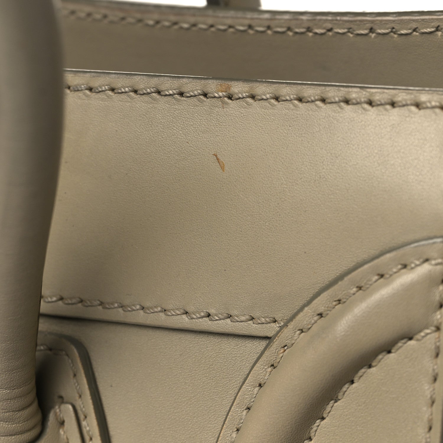 Celine Smooth Calfskin Micro Luggage Khaki 11 of 15