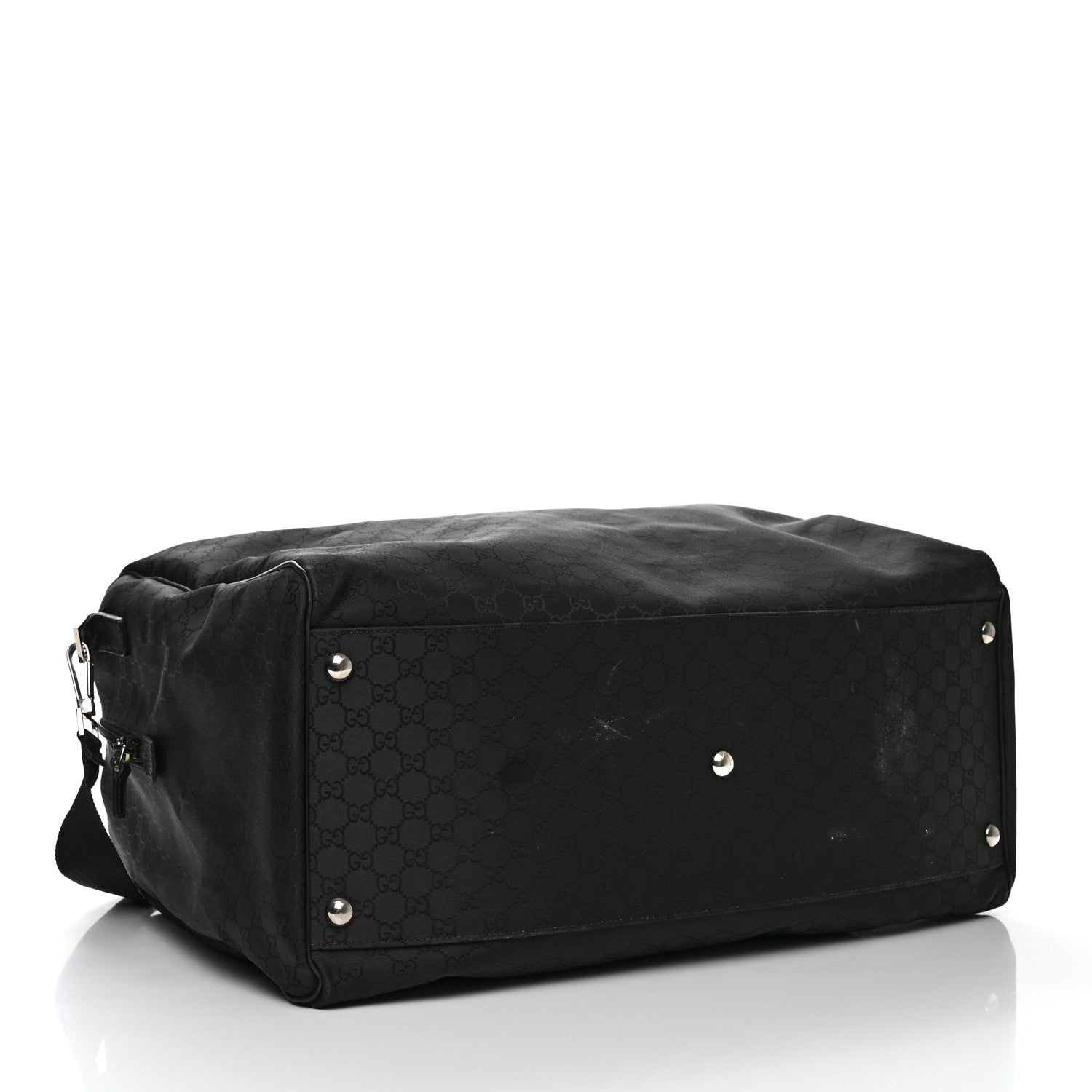 Gucci Denim Monogram Large Duffle Black 4 of 11