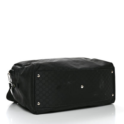 Gucci Denim Monogram Large Duffle Black 4 of 11