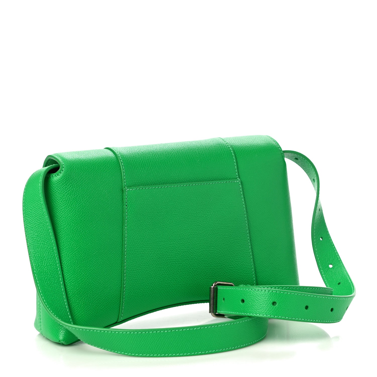 Balenciaga Grained Calfskin XS Downtown Shoulder Bag Vivid Green 2 of 10