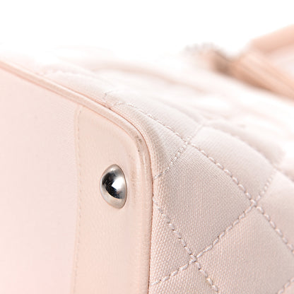 Chanel Canvas Quilted Medallion Tote Light Pink 24 of 27