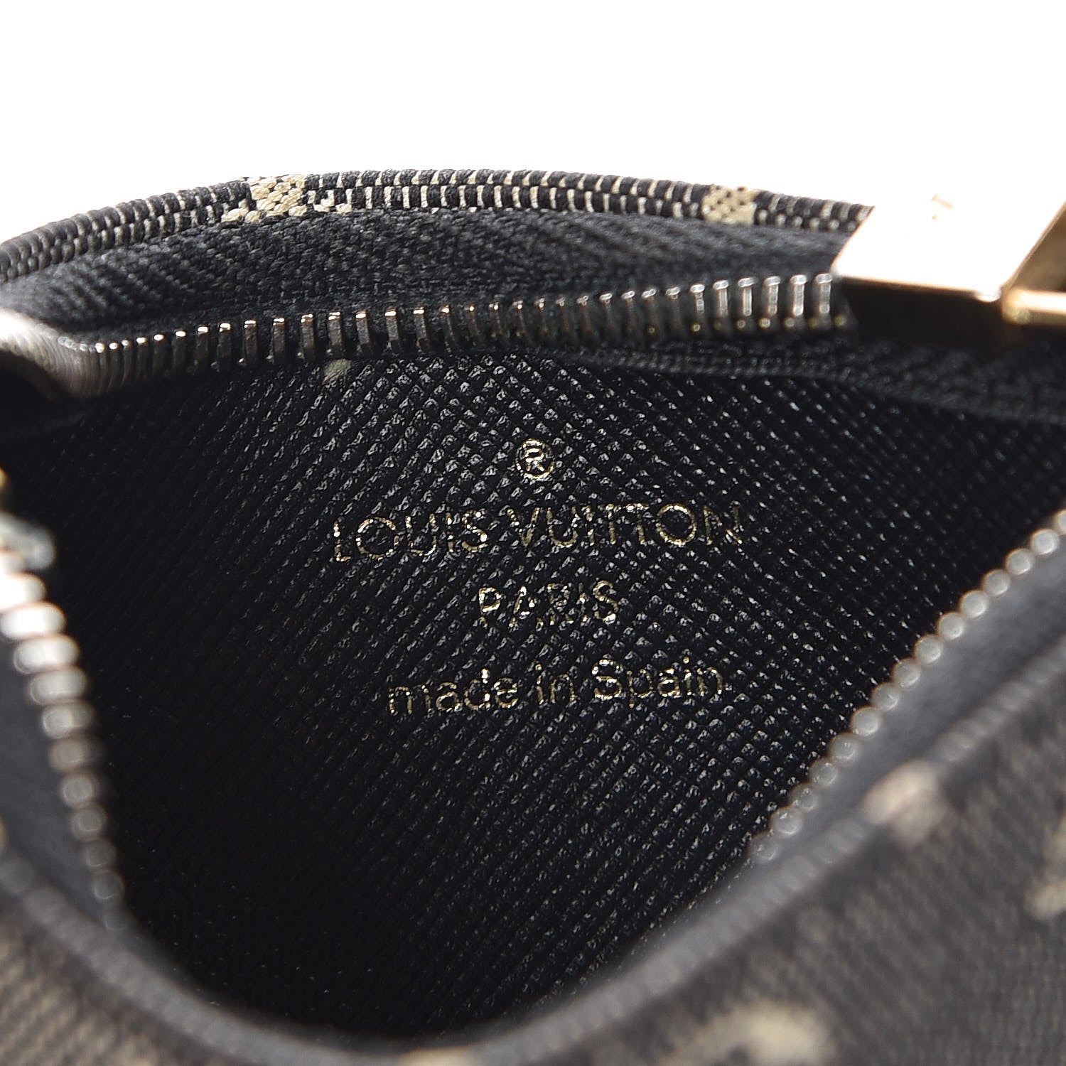 Louis Vuitton Mini Monogram Key Pouch Black 6 of 6
