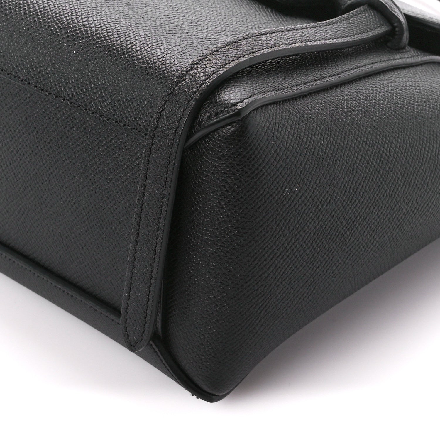 Celine Grained Calfskin Nano Belt Bag Black 10 of 11