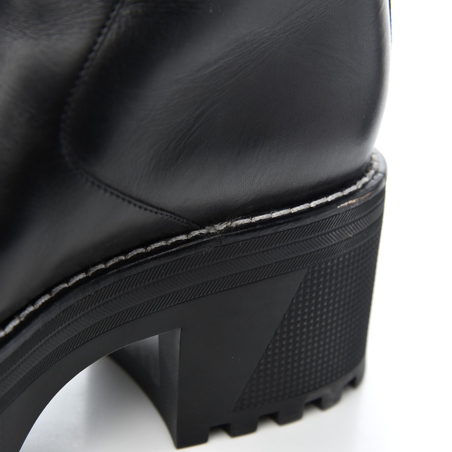 Louis Vuitton Calfskin Monogram Power Squad Flat Ankle Boots 39 Black 7 of 13