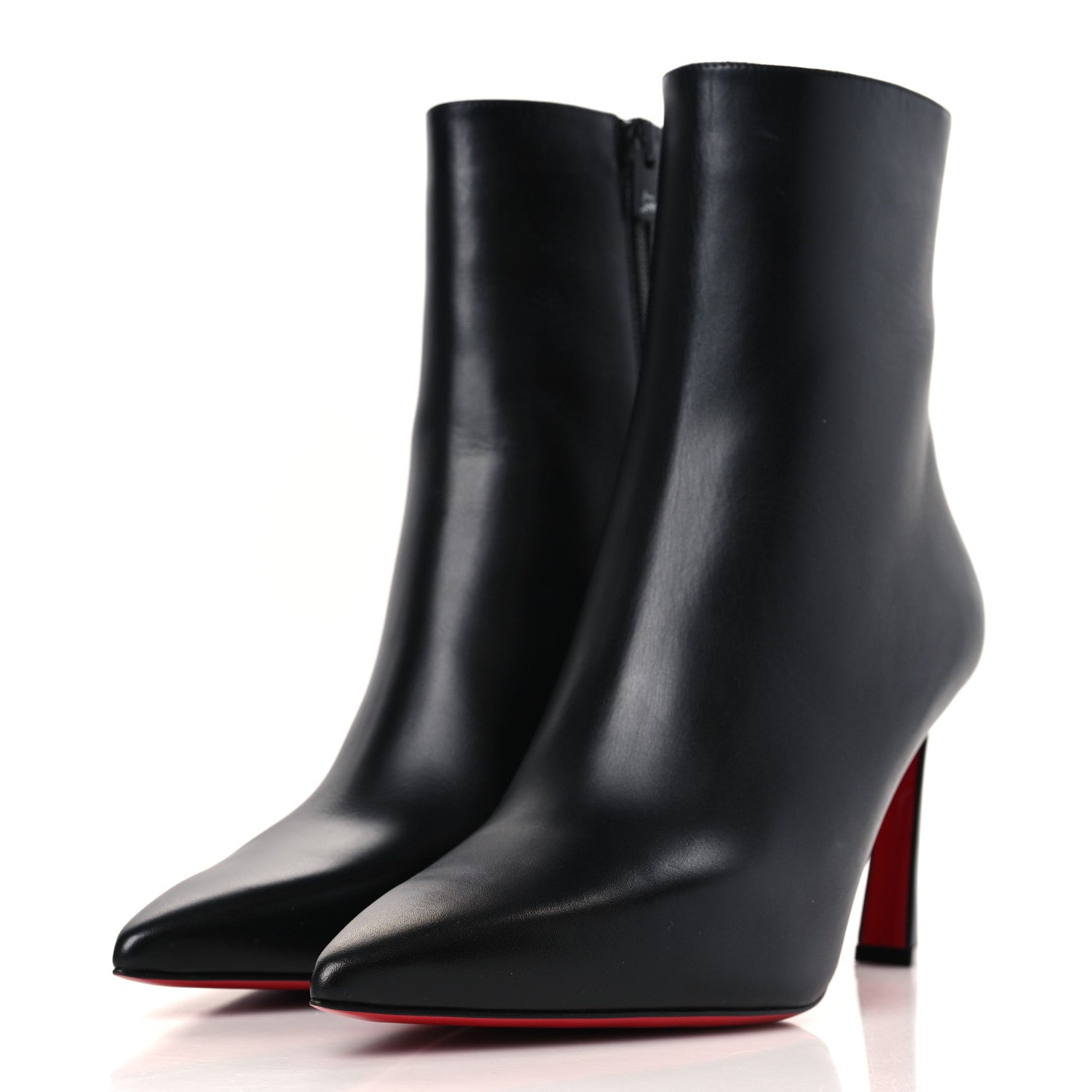 Christian Louboutin Calfskin Condora Booty 85 Ankle Boots 39.5 Black 3 of 8