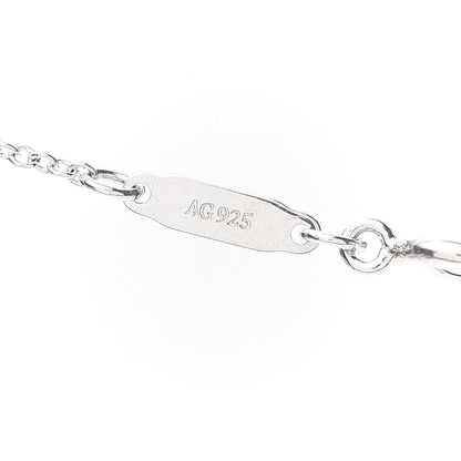 Tiffany Sterling Silver Enamel Return to Tiffany Love Heart Necklace Blue 5 of 6