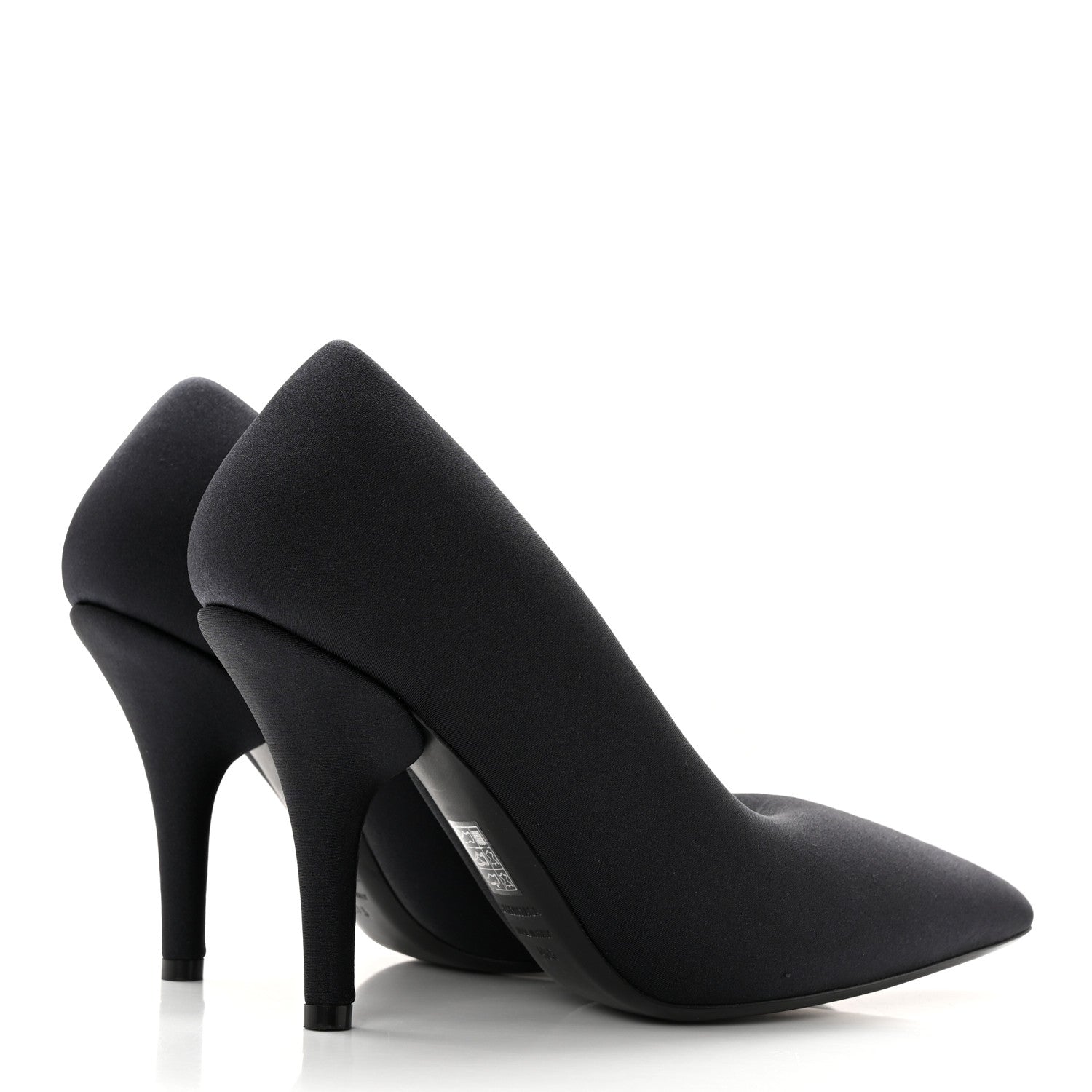 Balenciaga Spandex XL Pointed Toe 110mm Pumps 40.5 Black 4 of 14