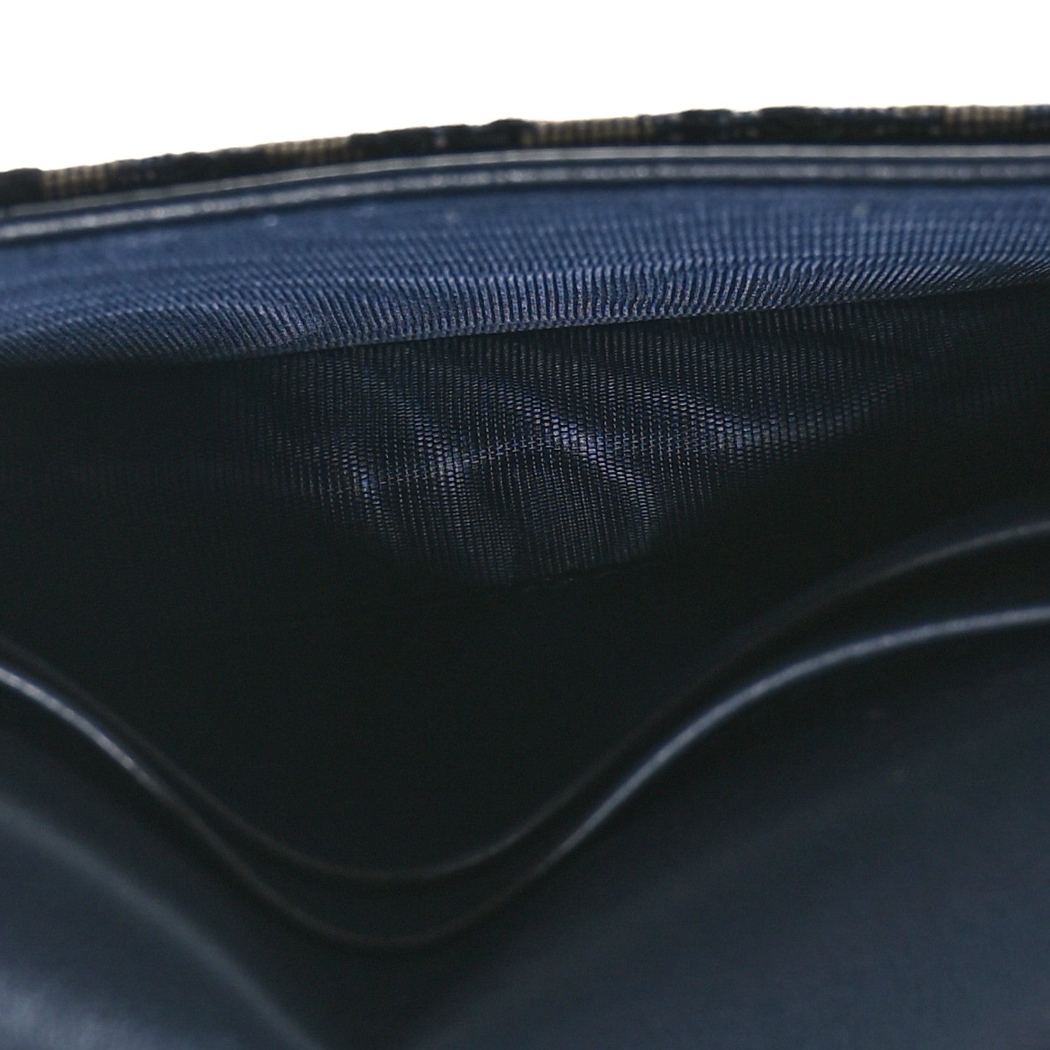 Christian Dior Oblique Saddle Card Holder Blue 5 of 8