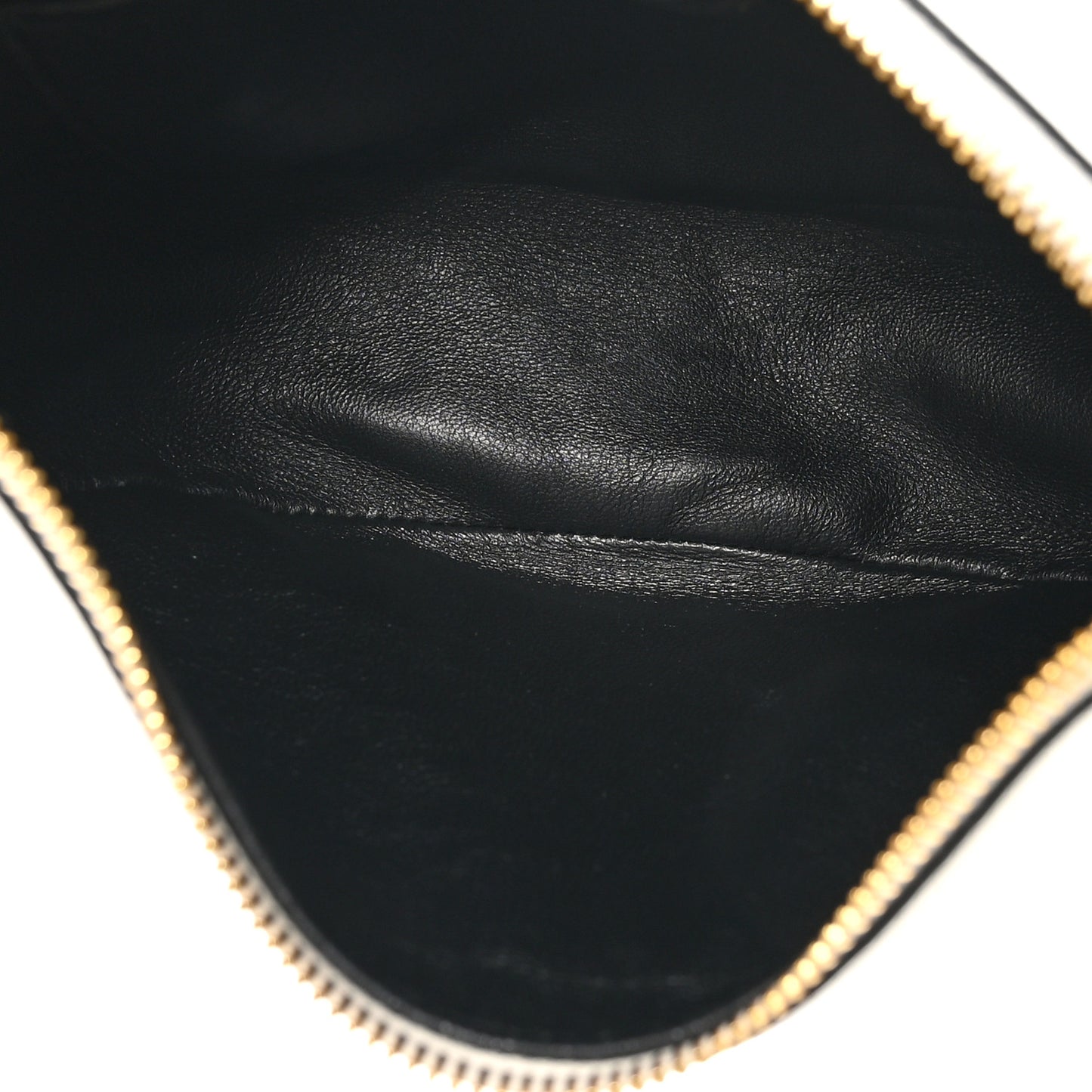 Soft Calfskin Arque Shoulder Bag White