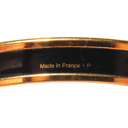 Hermes Enamel Printed Grand Apparat Narrow Bracelet 65 Blanc 5 of 5