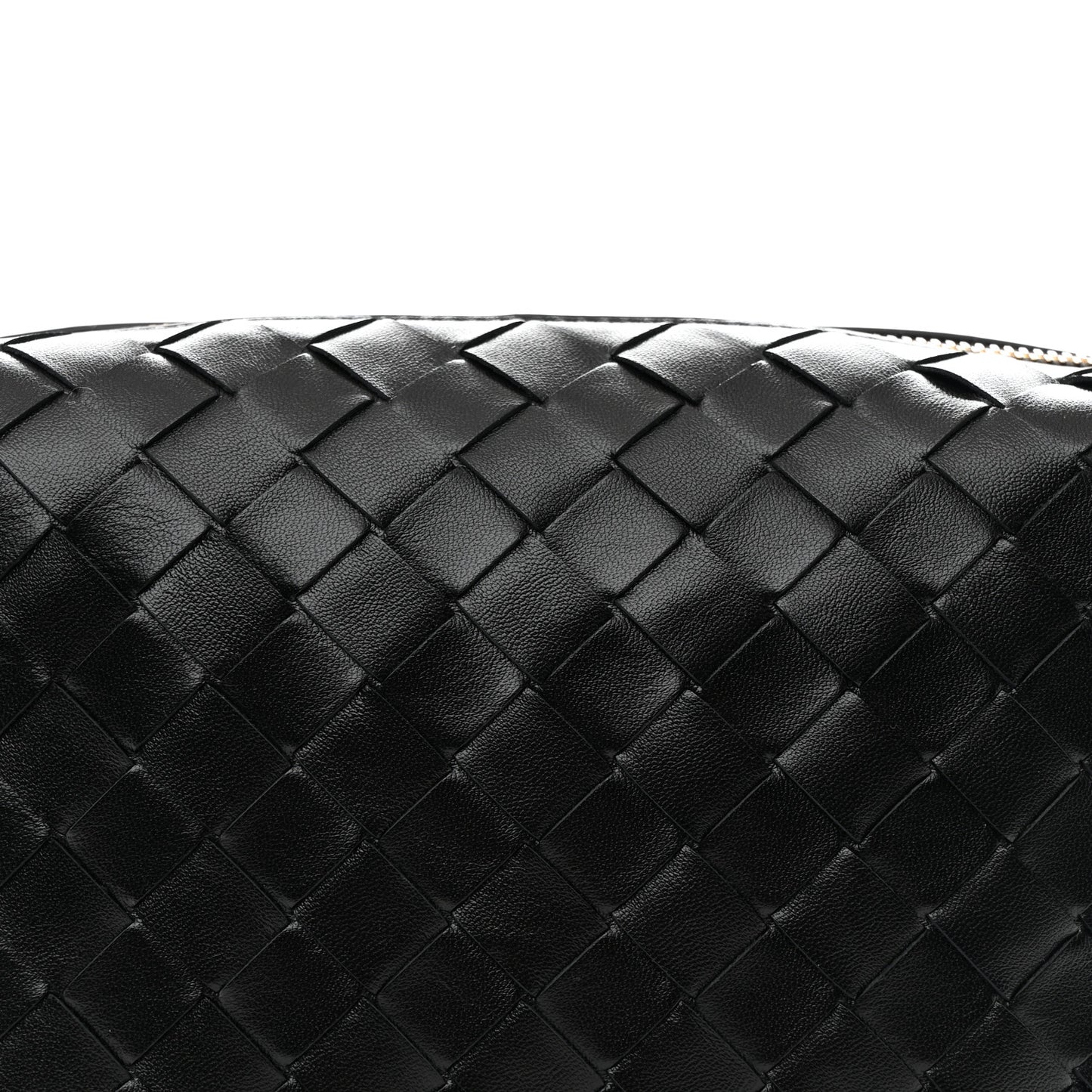 Calfskin Intrecciato Mini Wallace Black
