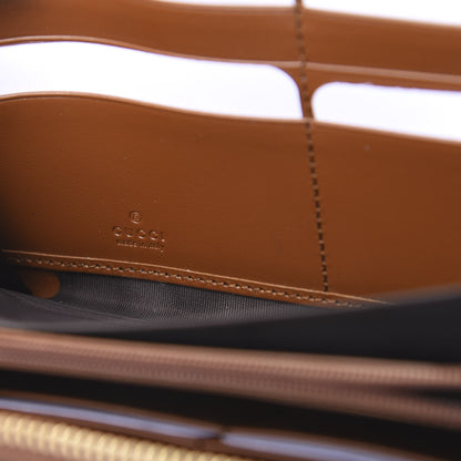 Gucci Plutone Calfskin Logo Zip Around Wallet Cuir 6 of 7