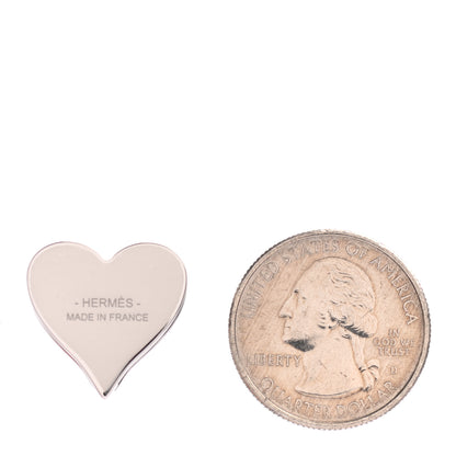 Hermes Palladium Coeur Tea Time Scarf Ring Rouge 2 of 4