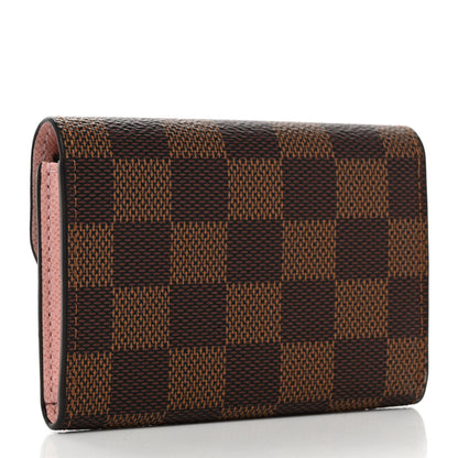 Louis Vuitton Damier Ebene Rosalie Coin Purse Rose Ballerine 3 of 7