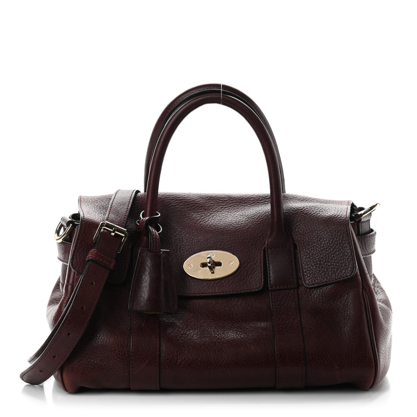 Soft Grain Calfskin Small Bayswater Oxblood