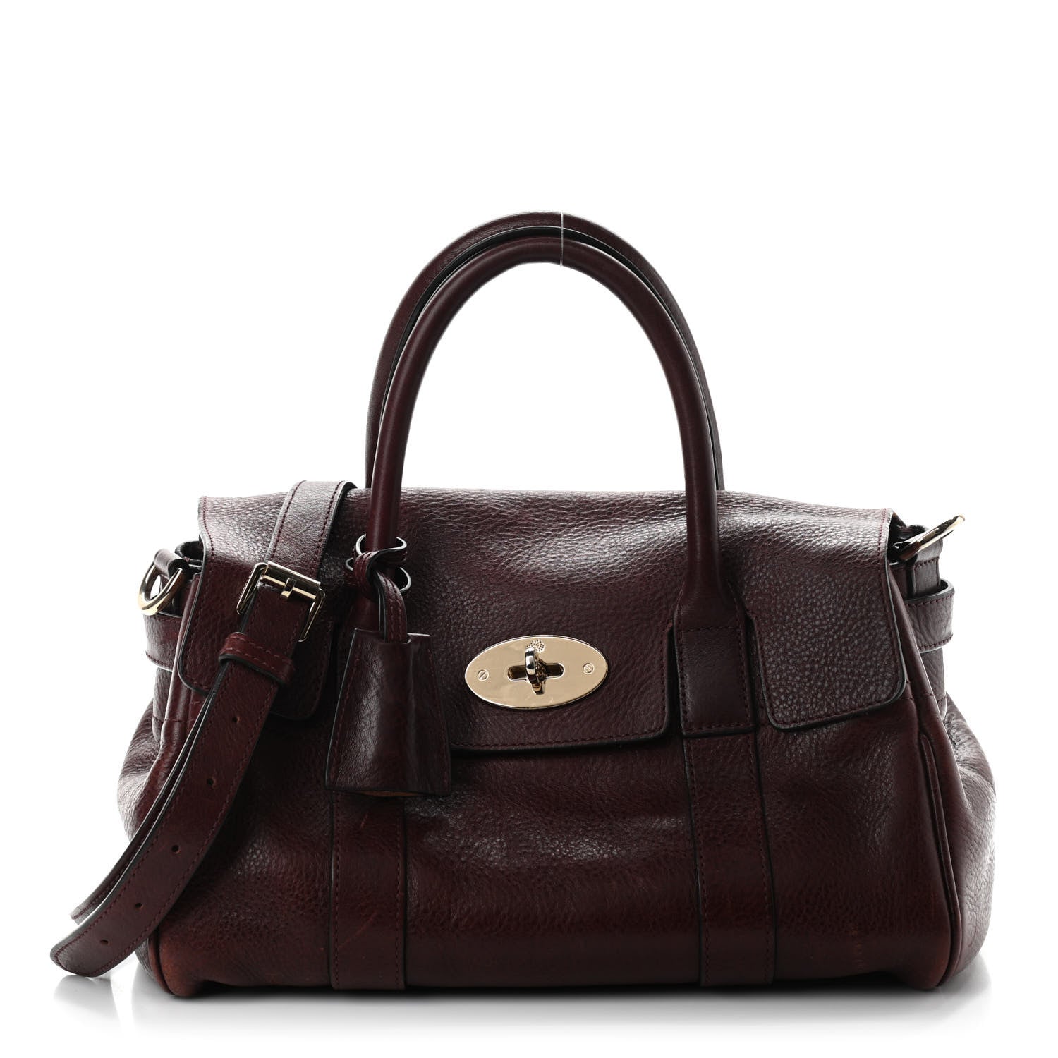 Mulberry Soft Grain Calfskin Small Bayswater Oxblood 1 of 16