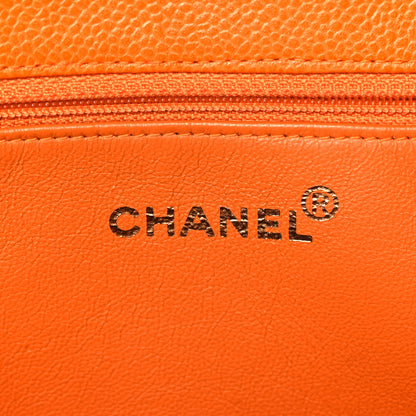 Chanel Caviar CC Timeless Shoulder Bag Orange 7 of 15