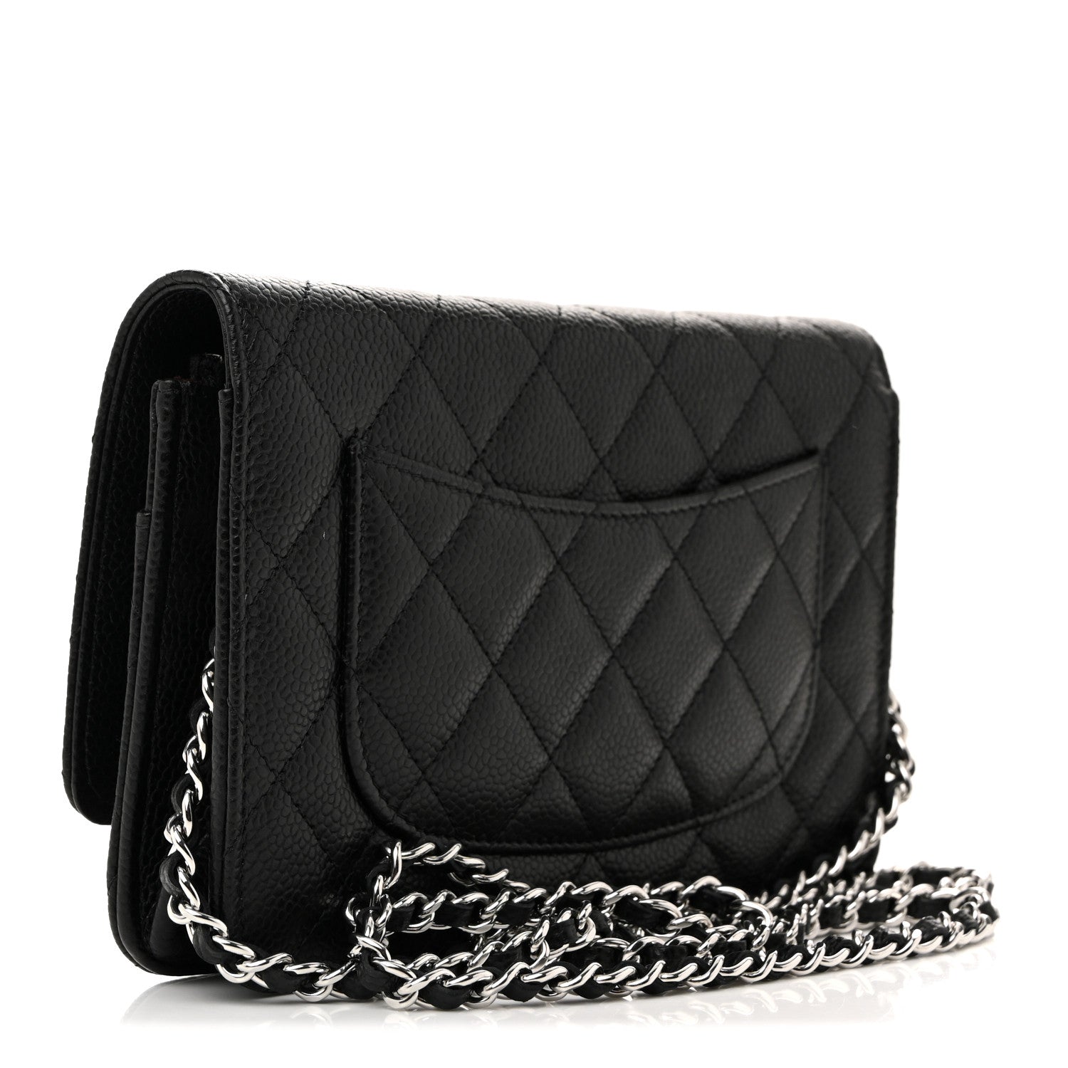 Chanel Caviar Quilted Wallet On Chain WOC Black 3 of 13