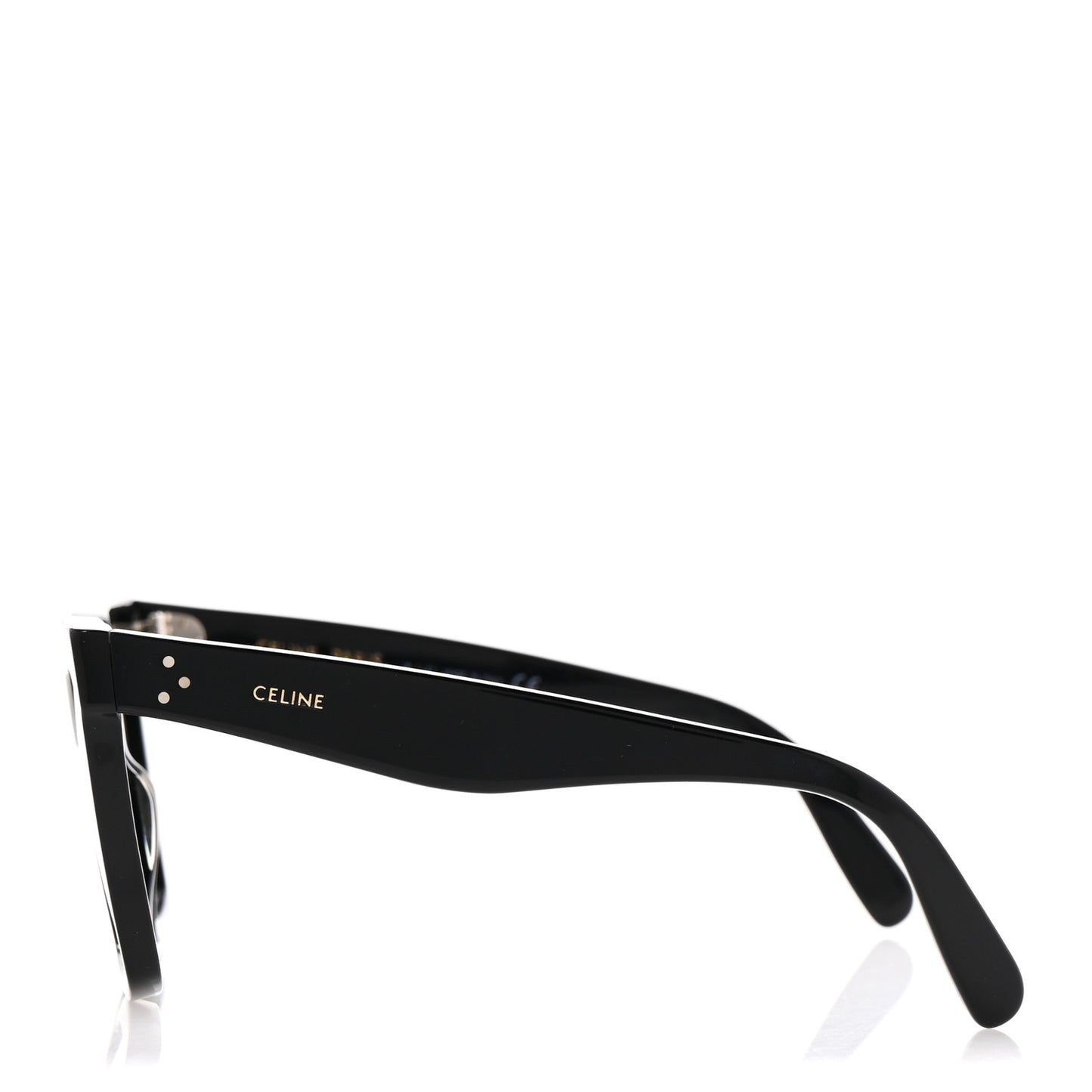 Acetate Polarized Oversized Sunglasses CL4055IN Black