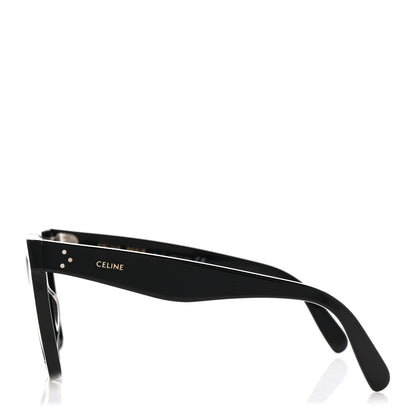 Celine Acetate Polarized Oversized Sunglasses CL4055IN Black 3 of 8