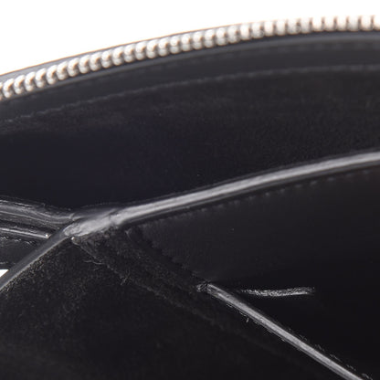 Celine Smooth Calfskin Tri-Fold Clutch on Chain Black 8 of 8