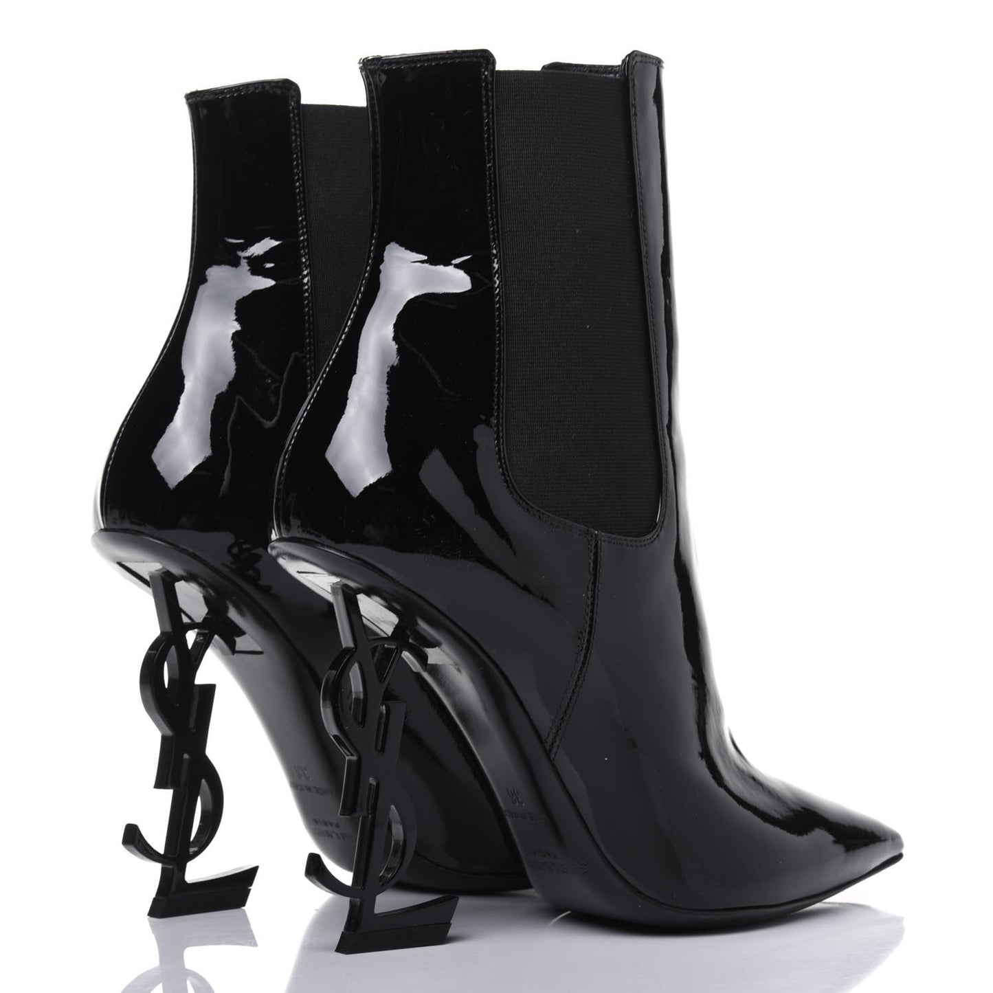 Patent Opyum Ankle Booties 36 Black