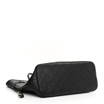 Louis Vuitton Empreinte Monogram Giant Neverfull MM Black 6 of 17