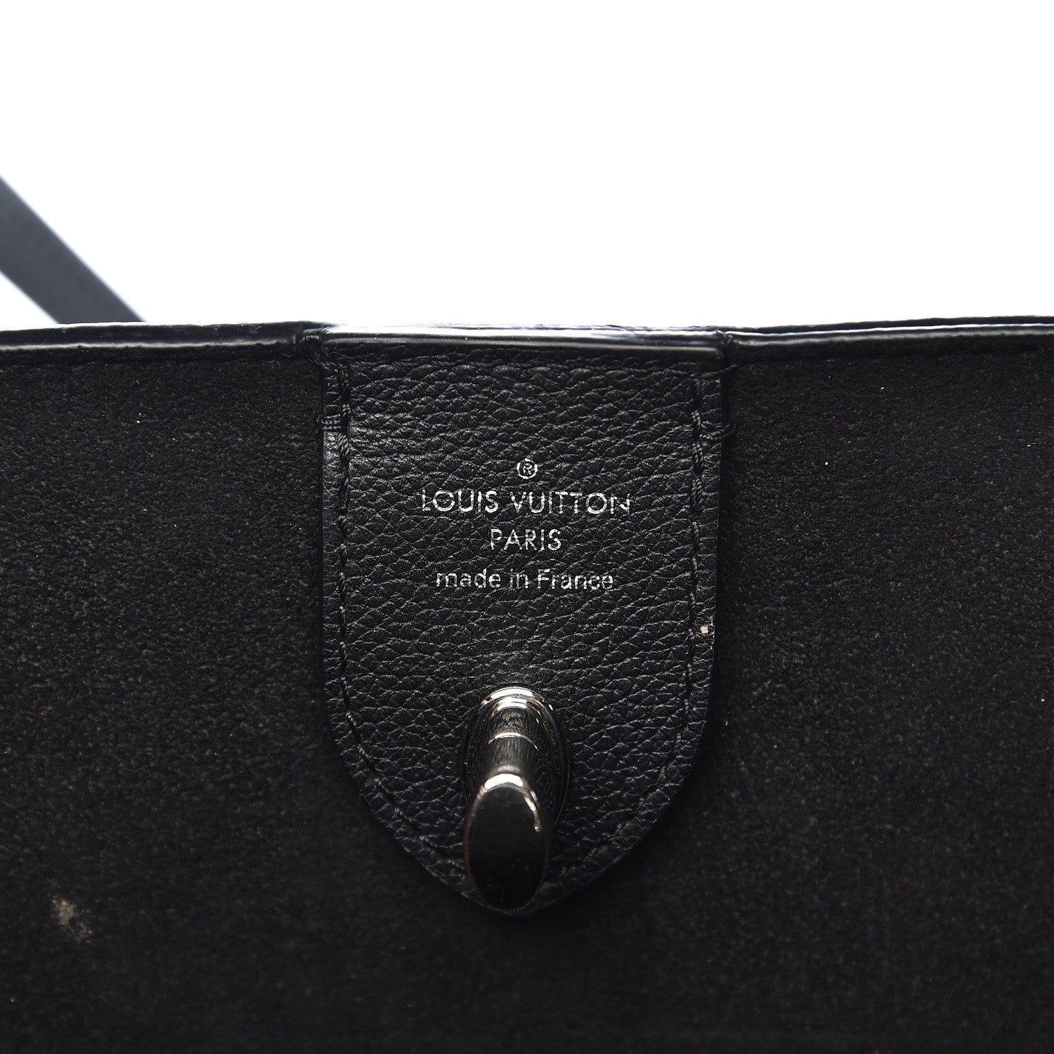 Louis Vuitton Calfskin Lockme Go Tote Black 6 of 15