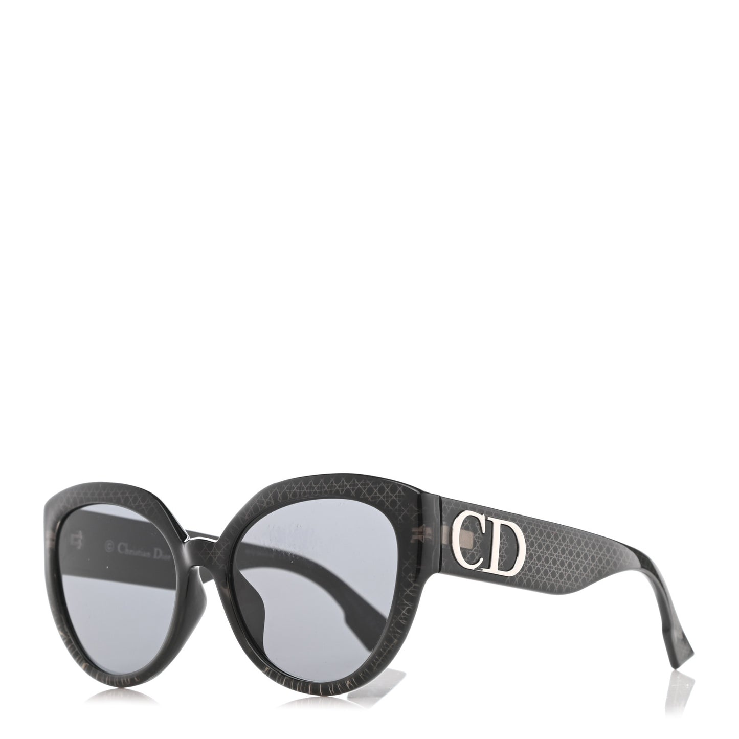 Acetate DDiorF Cat Eye Sunglasses Black