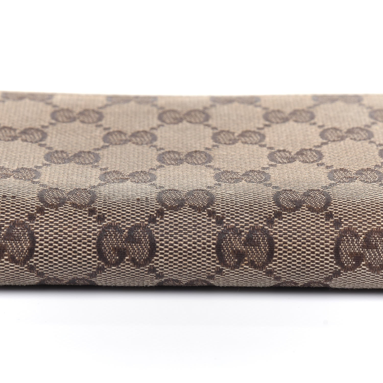 Gucci Monogram Metal Bar Zip Around Wallet Beige Ebony Off White 22 of 35