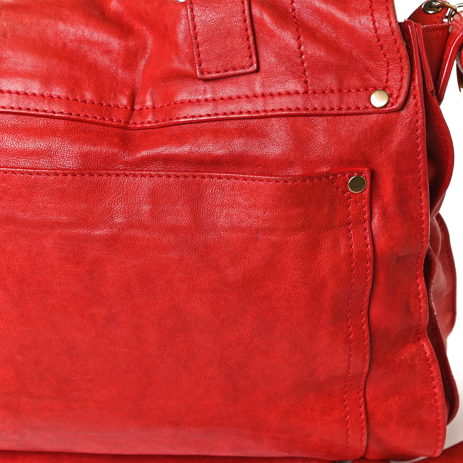 Proenza Schouler Lambskin PS1 Extra Large Satchel Lipstick Red 22 of 41