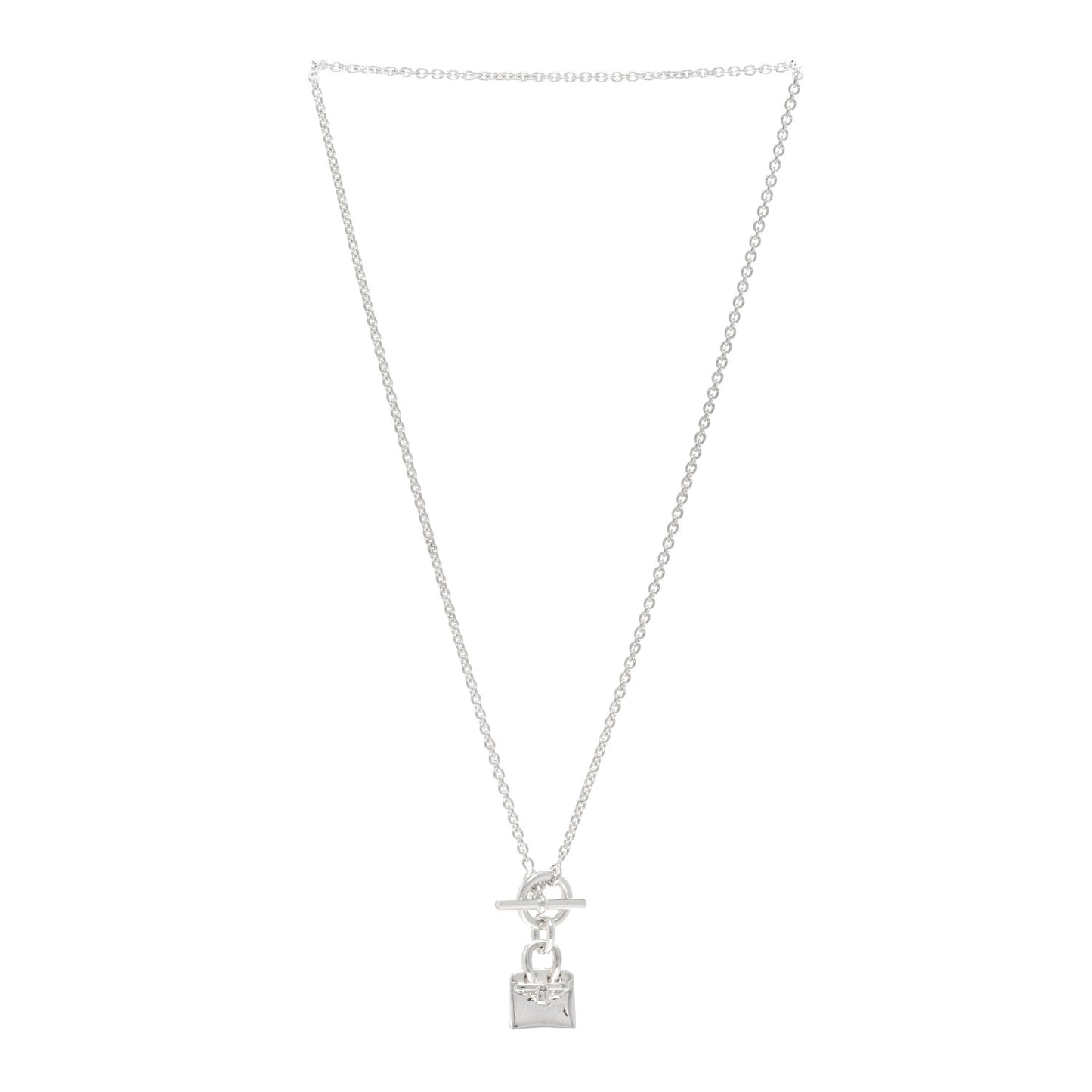 Sterling Silver Birkin Amulette Pendant Necklace